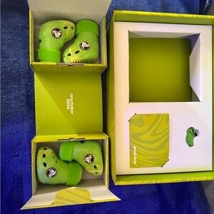 CROCS X Barkbox Green Dog Shoes